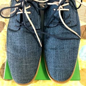 Georgio Brutini Denim Lace Up Shoes Size 10.5 No Box